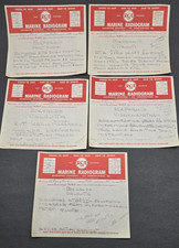 1966 RCA Marine Radiograms – SS Flying Cloud – Ship-to-Shore Messages – 25-Piece
