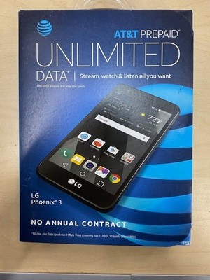AT&T PREPAID LG Phoenix 3 Smart Phone - AT&T Prepaid Only
