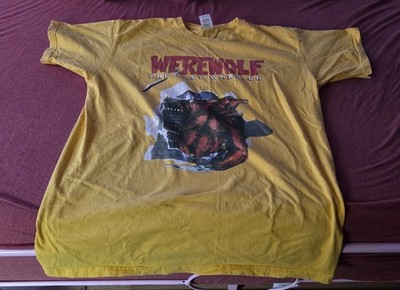 GENTLY WORN Werewolf: The Last Warriors NES Game Short-Sleeve T-Shirt - LOOK!!