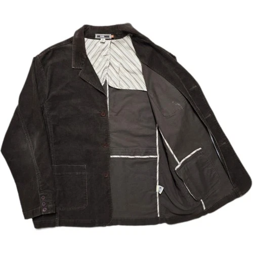 Vintage Quicksilver Edition Brown Corduroy Chore Coat Jacket Mens XL 90s EUC image 2