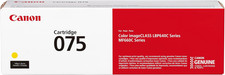 Canon Genuine 075 Yellow Toner Cartridge Compatible with MF660 Series and LBP640