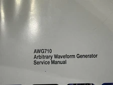 Tektronix AW7410 Arbitrary Waveform Generator Service Manual 070-A830-51