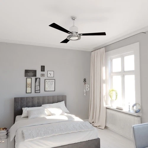 Vaxcel Lighting Clara 52 Clara 52" 3 Blade Indoor Ceiling Fan - Nickel - Picture 2 of 12