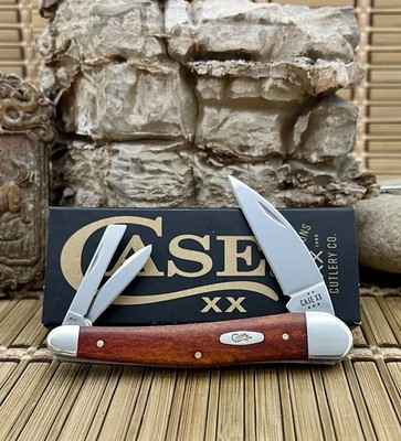 Case XX USA 2025 Smooth Chestnut Bone 28913 Seahorse Whittler
