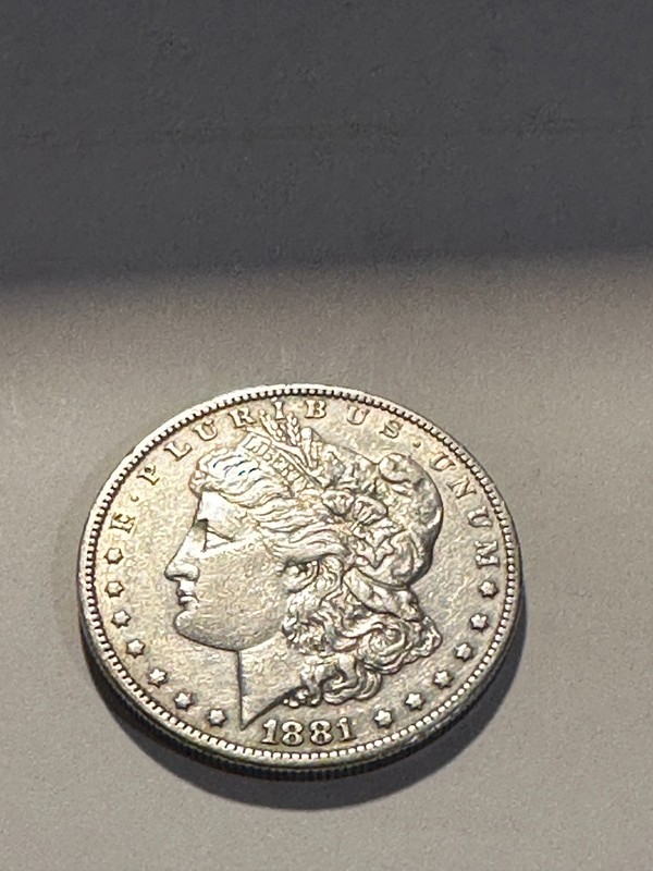 1881 0 Morgan Silver Dollar US Coin    N696