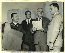 1965 Press Photo Tulane University School of Law Moot Court Competition Team