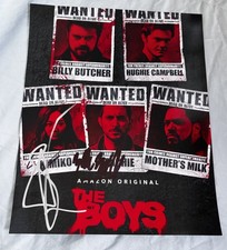 The Boys Signed Cast 8x10 Photo Antony Starr, Erin Moriarty & Nathan Mitchell