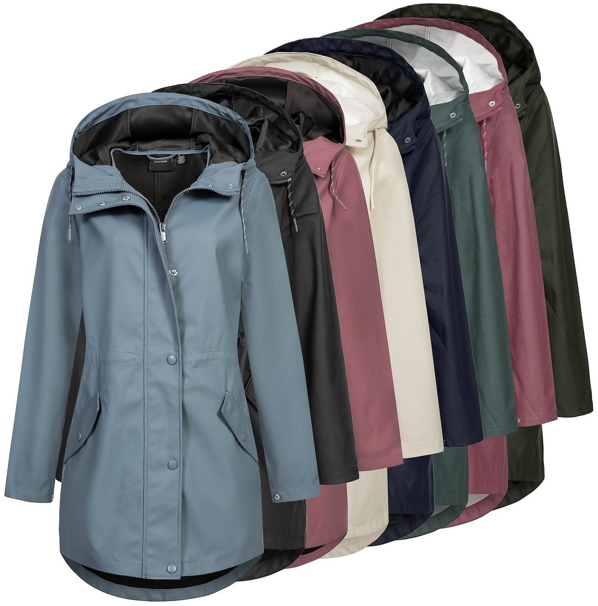 Vero Moda Damen Regenmantel Jacke Regenjacke Mantel Übergangsjacke