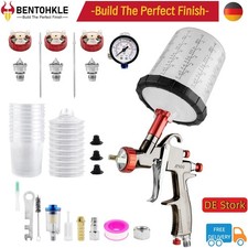 Pistola per verniciatura LVLP R500 1.3/1.7/2.0mm ugelli pistola a spruzzo con kit tazze 650ml