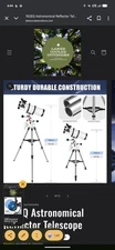 Dianfan 150EQ Professional Manual Equatorial Telescope Astronomical Reflector
