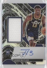 2021-22 Spectra Rookie Jersey 75th Anniversary Prizm 4/75 Jared Butler Auto 00f8