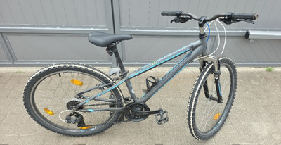 Lapierre Hardtail grau/blau mit Federgabel vorn & Drehgriffschaltung