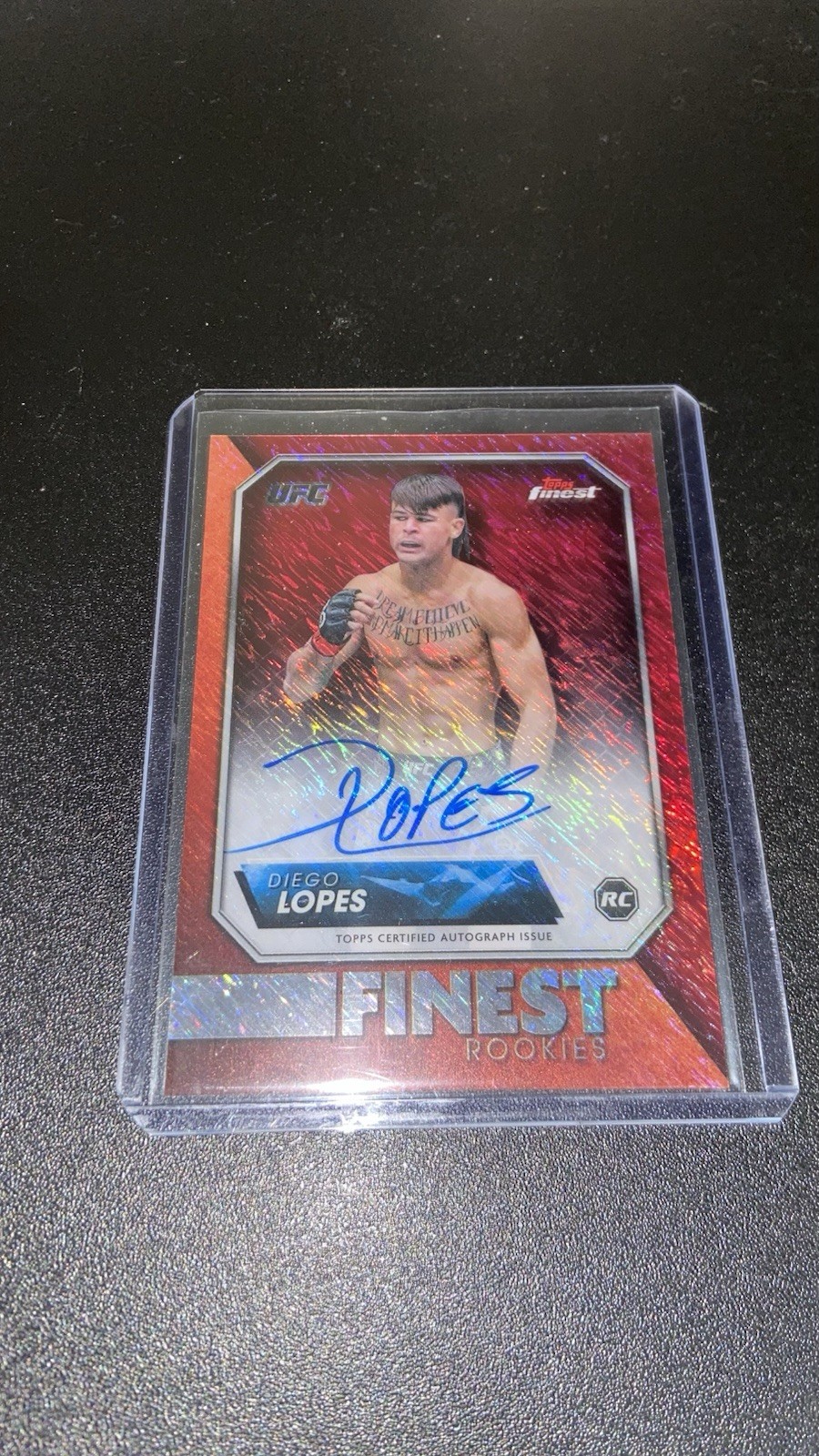 2024 Topps Finest UFC - Rookie Finest Autographs Diego Lopes 