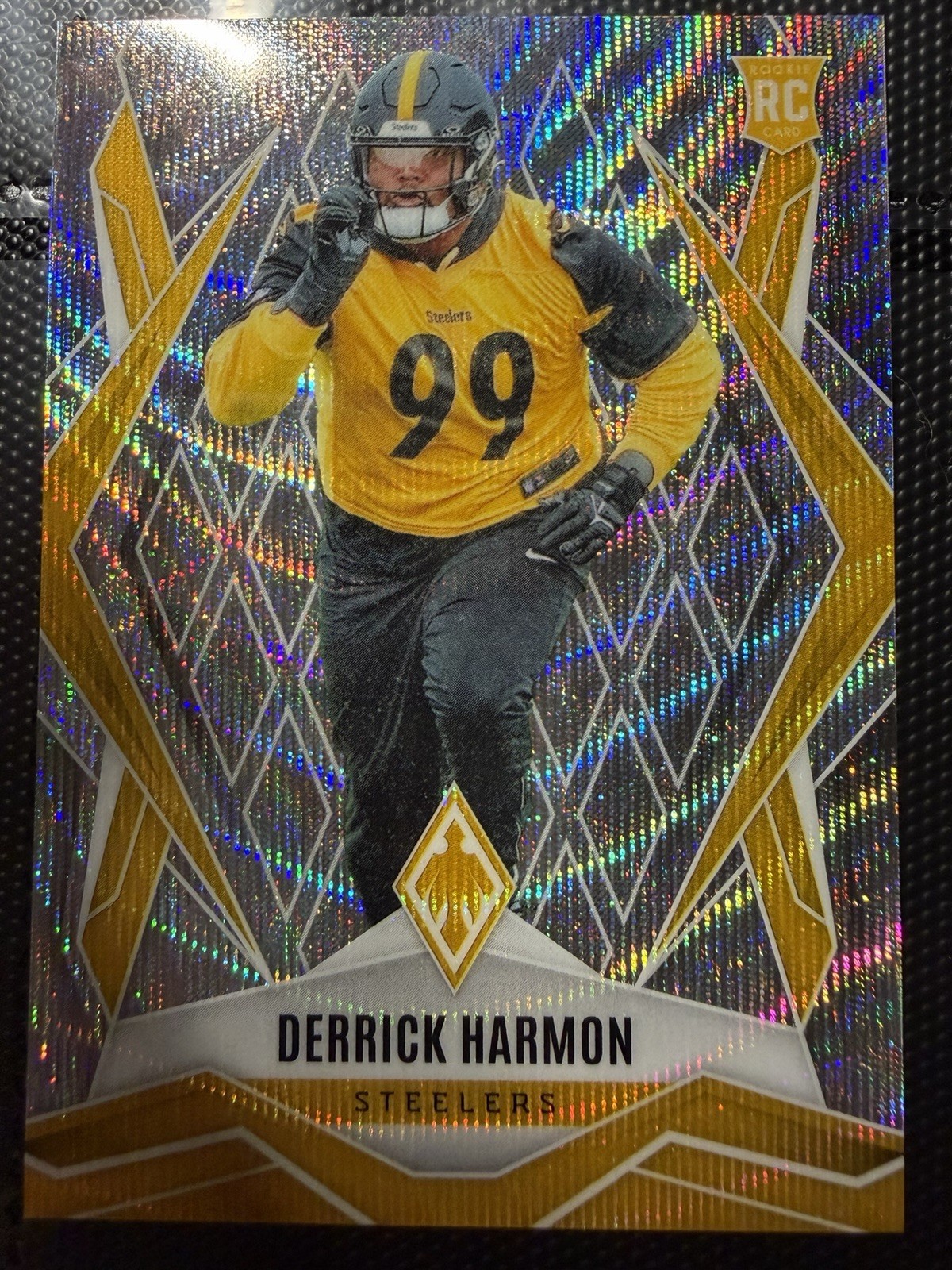 2025 Panini Phoenix - Rookies Derrick Harmon #241 Wave /199 (RC)