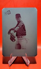 🔥Edgar Martinez 1/1 -2024 Leaf Press Pass Premium Magenta Print Plate HOF