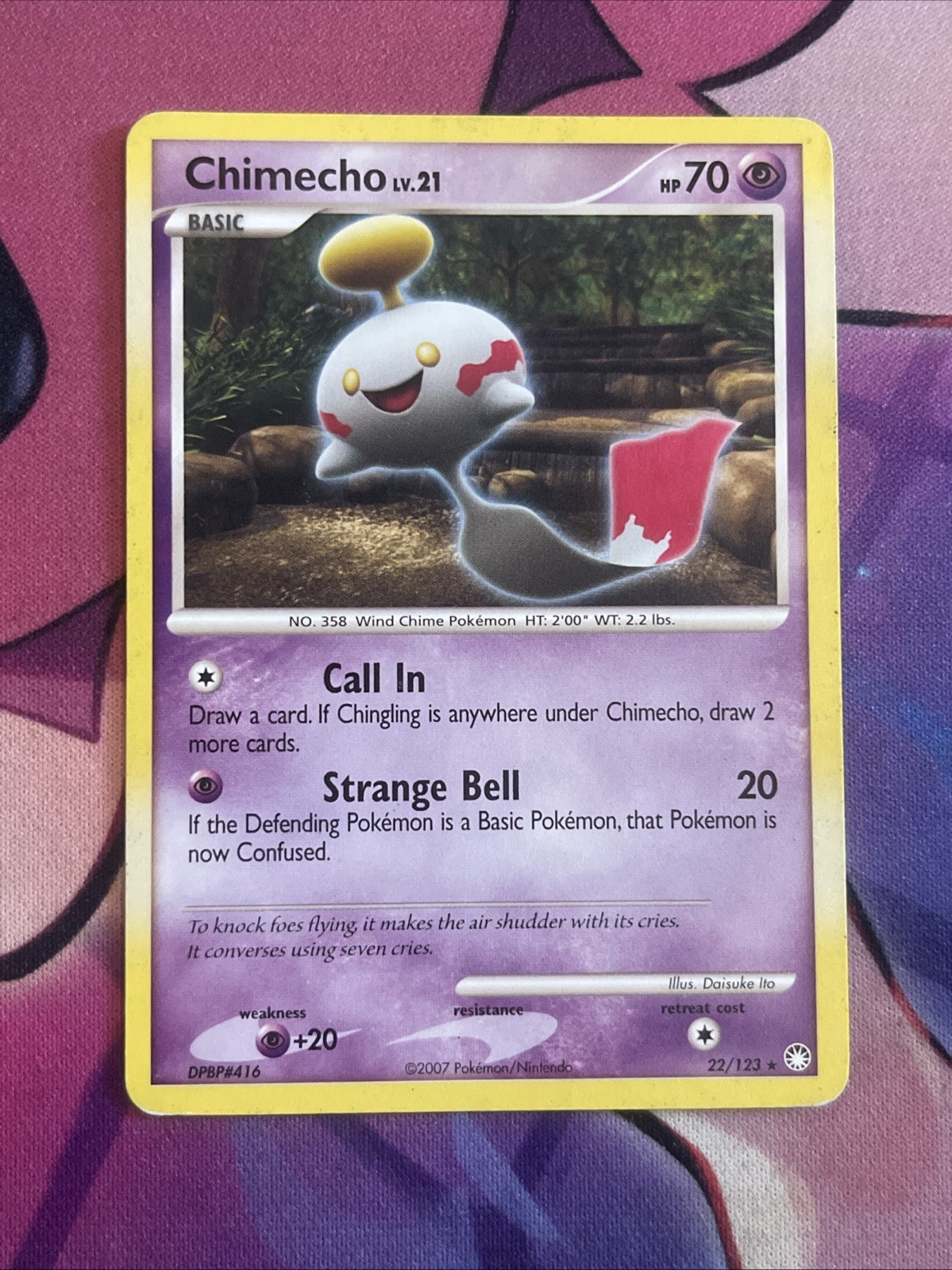 Chimecho 22/123 - Mysterious Treasures - Pokemon Card
