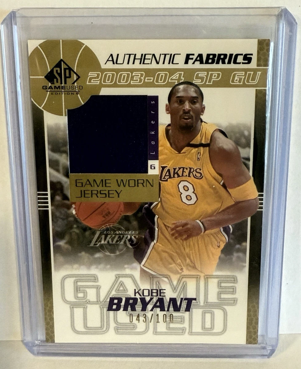 2003-04 SP Game Used - Kobe Bryant #KB-J for sale | eBay