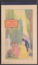 Borck & Stevens Home Pride Bread advertising Contract Bridge scorepad 1937-8