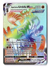 Rapid Strike Urshifu VMAX 169/163 Rainbow Rare Battle Styles Pokemon Holo NM on eBay