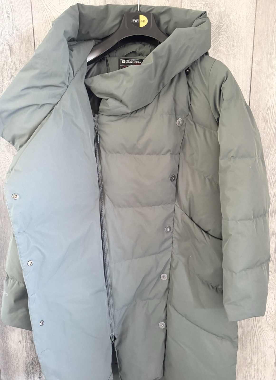 Mountain Warehouse Cozy Wrap Extreme Womens Long Down Filled Jacket, Size Uk 14 image 9