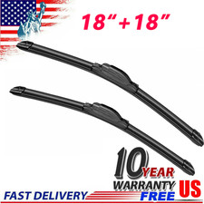 1818 Windshield Wiper Blades Premium Rubber J-hook Window Left Right Wipers