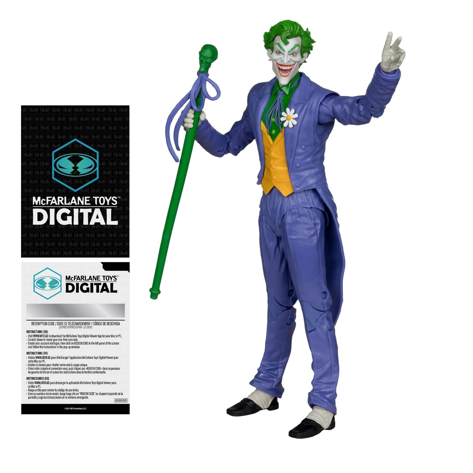 McFarlane Toys - DC Direct The Joker (DC: The Silver Age) 7in Action Figure D...