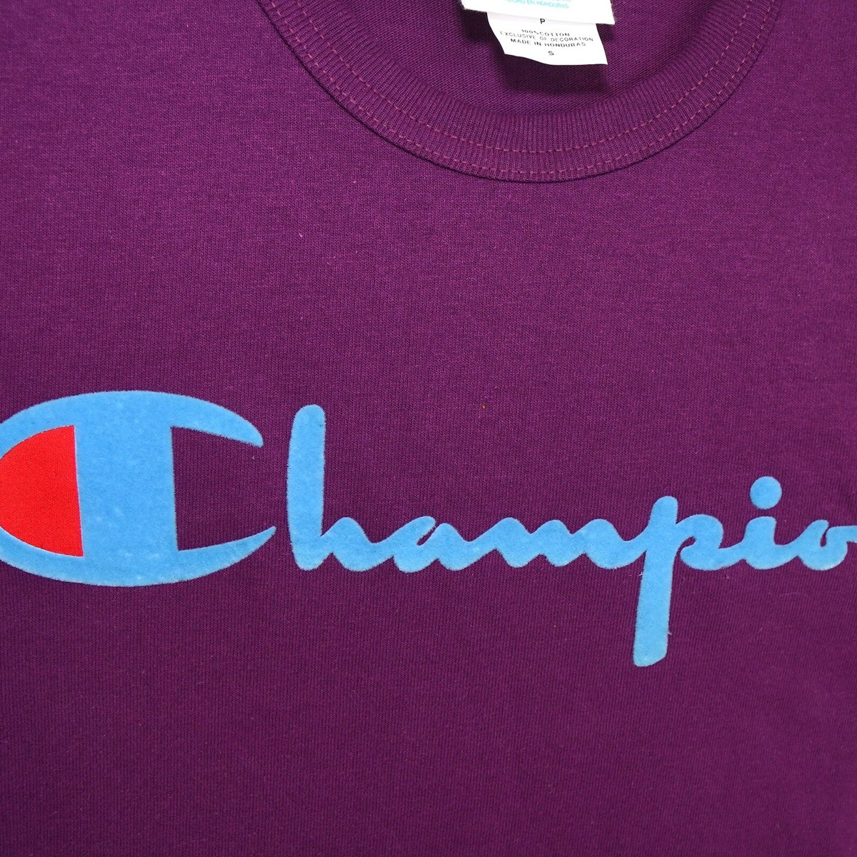 国内配送 CHAMPION Life HERITAGE LOGO TEE オリーブ Champion LIFE Men's Floss Stitch C logo Heritage Venetian