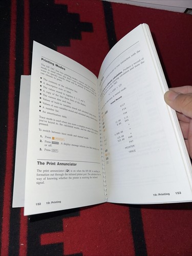 HP 18C Owners Handbook User Manual Hewlett Packard Calculator Spiral Business - Picture 10 of 13