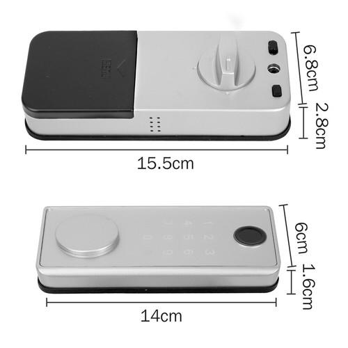 5-in-1 Smart Door Lock Biometric Fingerprint/Touch Password/Card/Key/App new - Picture 11 of 11
