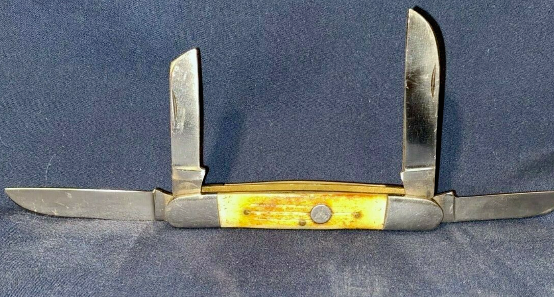 Vintage Bone handle Pocket Knife eBay