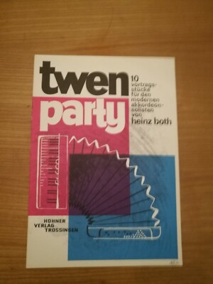Noten. Both. Twen Party. 10 Vortragsstücke für den modernen Akkordeonsolisten.