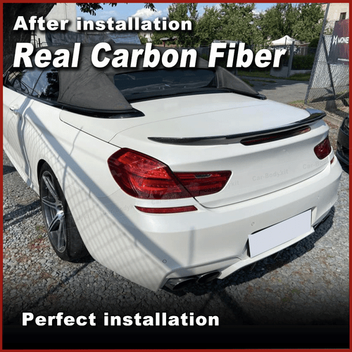 Carbon Heckspoiler Abrisskante Spoiler Lippe für BMW F12 640i 650i Cabrio 13-18 - Picture 3 of 13