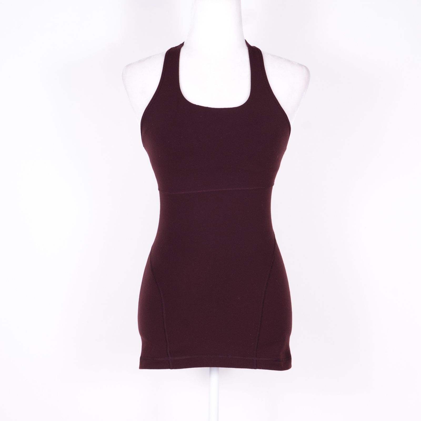 Lululemon Athletica Basic Wine Red Racer back Mic… - image 1