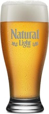 Natural Light Beer Glass