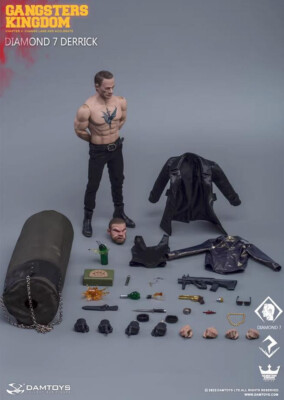 DAMTOYS GK026 1/6 Gangsters Kingdom DIAMONDS 7 DERRICK 1/6 Action
