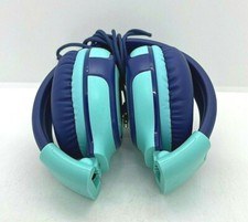 SIMOLIO Wired Headphones with Storage Bag Aqua  Blue FREE SHIPPING b