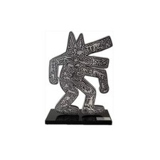Keith Haring (After), Barking Dog Silver, 2020