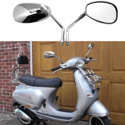 1 Paar Motorrad Rückspiegel Set Spiegel M10 Für Vespa ET2, 50, 125, 200