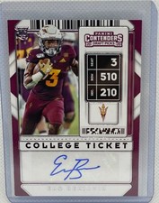 ENO BENJAMIN 2020 PANINI CONTENDERS DRAFT PICKS COLLEGE TICKET AUTO RC #140
