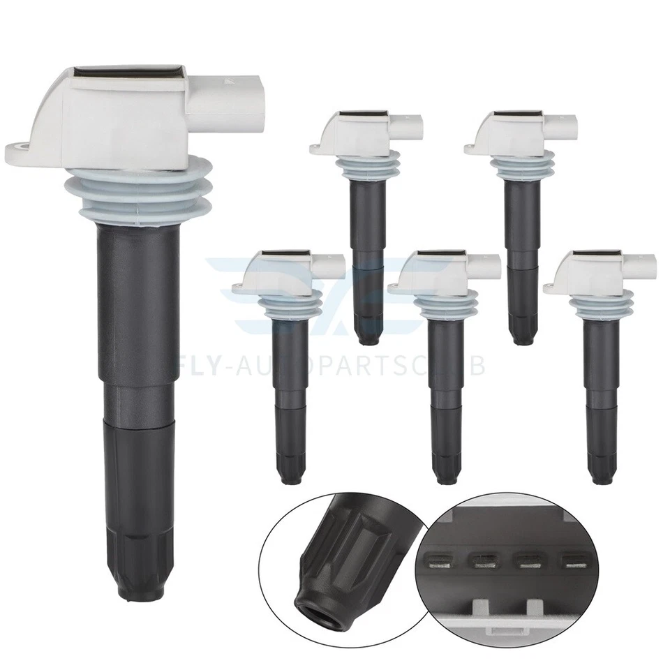6x Ignition Coils UF641 For 2009-2019 Porsche 911 2009-16 Porsche Boxster Cayman - Image 3 of 4