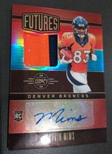 2023 Legacy Marvin Mims FAPS-19 Autographed Jersey Patch 29/100 Sooners, Broncos