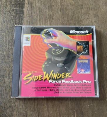 Microsoft SideWinder Force Feedback Pro manual Controller Software Two Discs