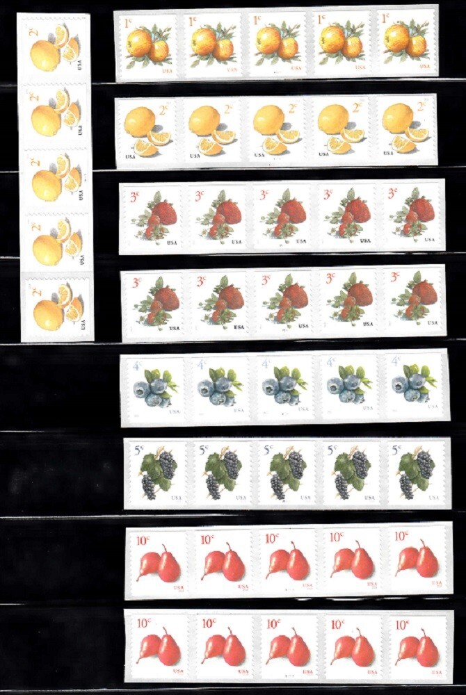果物 pnc USA PNC FRUIT LOT# F9 ALL MNH - LOT OF 9 PNC5 | eBay