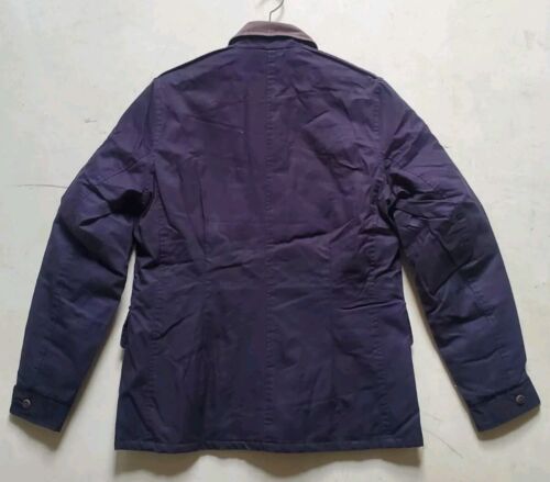 PAUL SMITH Chaqueta Abrigo de Campo Para Hombres M Ajuste Regular Azul Marino Acolchado PVP £475 - Imagen 4 de 15