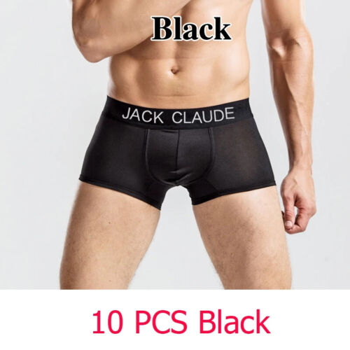 10 PIEZAS Jack Claude Hombres Ropa Interior Boxer Shorts Modal Sexy Cueca Calzoncillos Hombre - Imagen 29 de 34