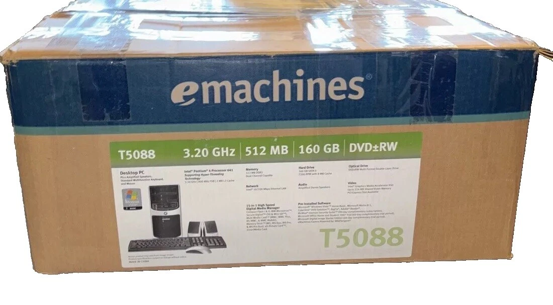 EMachines computadoras de escritorio y computadoras Todo en Uno