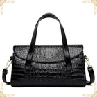 Women Stylish Crocodile Pattern Bag Shoulder Crossbody LUXURY LEATHER Handbag