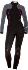 Bare Women's 3/2mm Nixie Wetsuit - Grey - Size 06 002486GRH-1006 