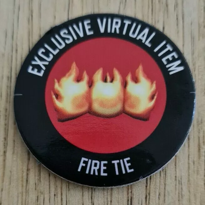 Roblox FIRE TIE Exclusive Virtual Item Code Sent Immediately via