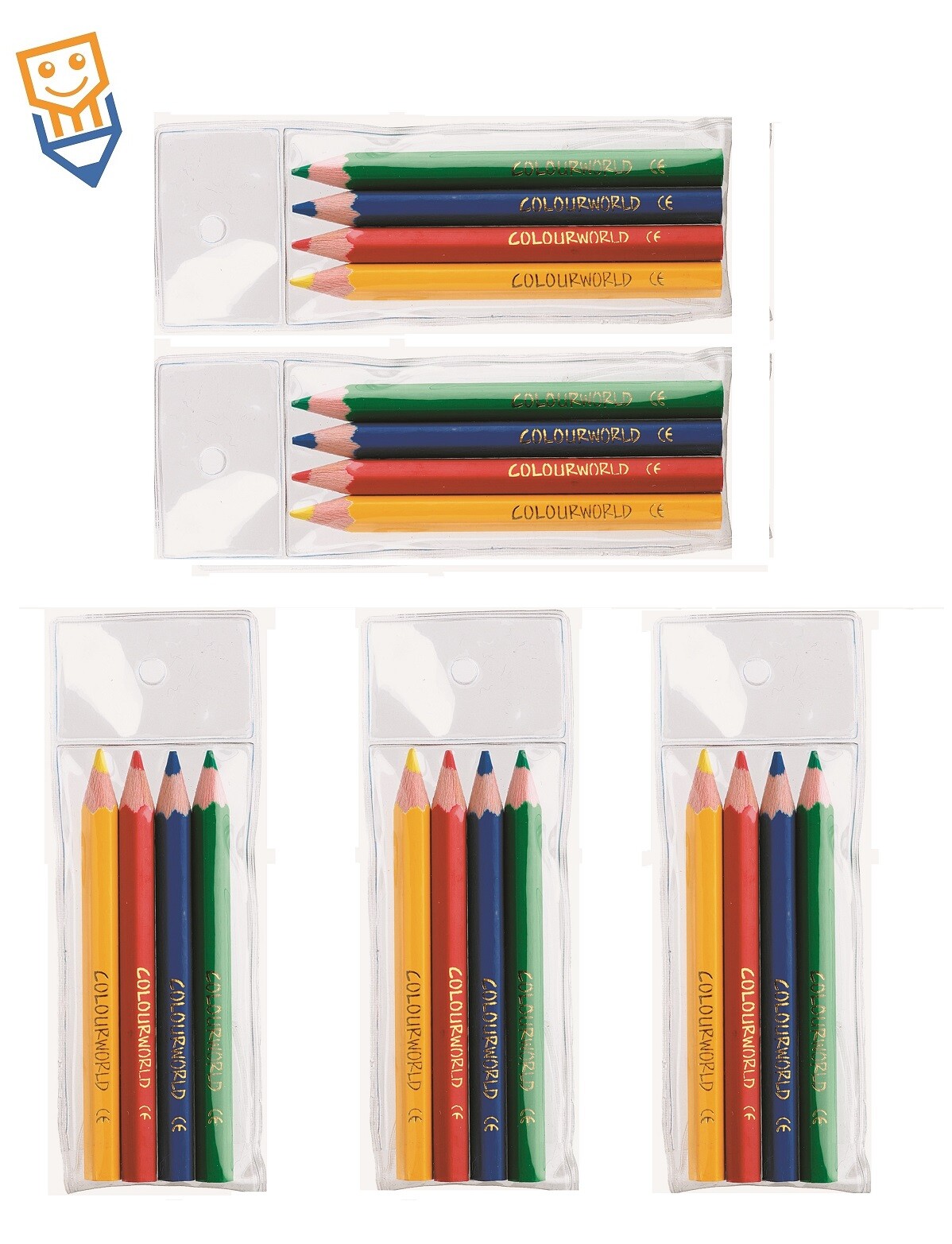 MINI LÁPICES PARA COLOREAR Media Longitud DIBUJAR EL ARCO IRIS Niños GRAN VALOR